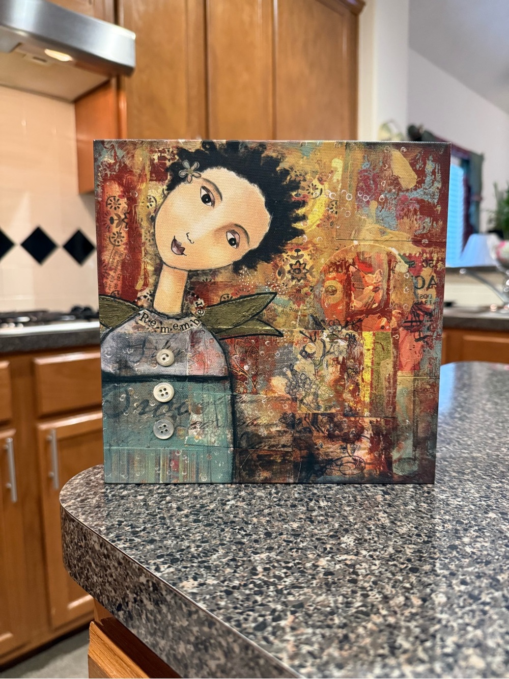 Kelly Rae Roberts Remember
Angel Block Canvas Art 2009